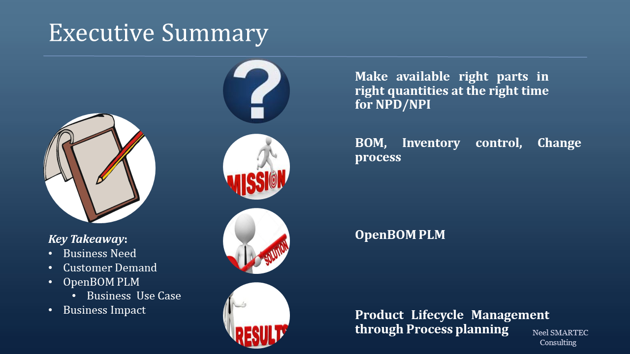 OpenBOM PLM Use Case