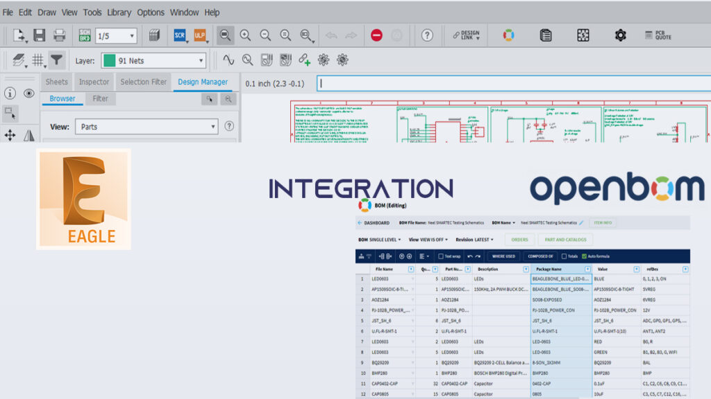 Autodesk Eagle Integration with OpenBOM by Neel SMARTEC Consulting