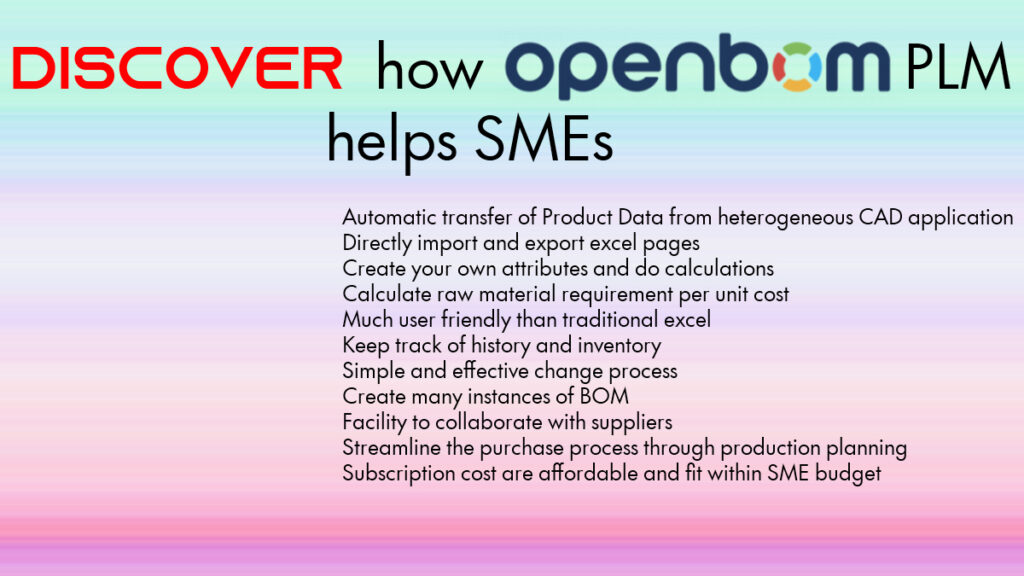 OpenBOM PLM helps SMES