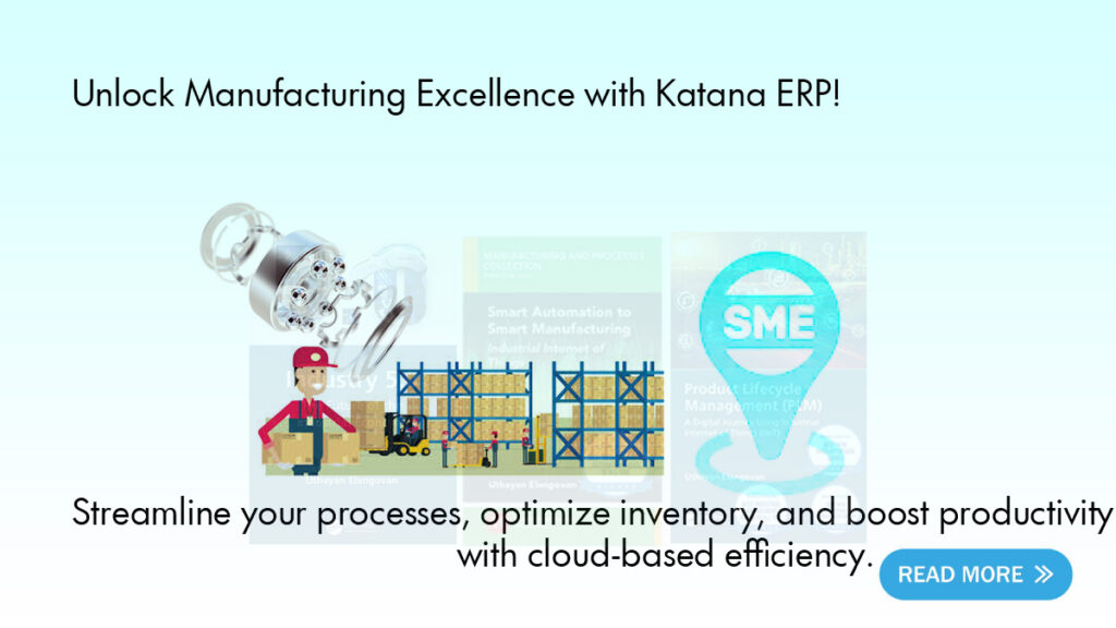 Streamline your manufacturing operations with Katana ERP's cloud-based solution. Optimize inventory, production, and accounting for small to medium enterprises worldwide. Contact NeelSMARTEC for seamless and cost-effective implementation.