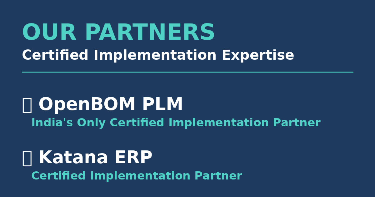 Neel SMARTEC Partners - India's only certified OpenBOM implementation partner and certified Katana ERP implementation partner